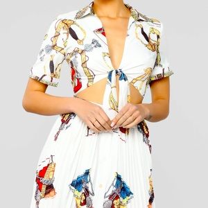 Fashion Nova Pleats To Meet You Maxi Dress